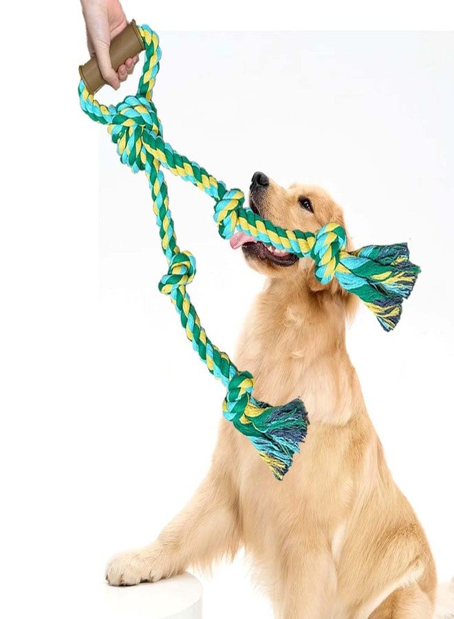 Fejapa Large Dog Rope Toys for Aggressive Chewers - Pitbull Tug of War, Heavy Duty, Outdoor, Medium to Large Breed Dog Chew Rope with Handle - Image 4